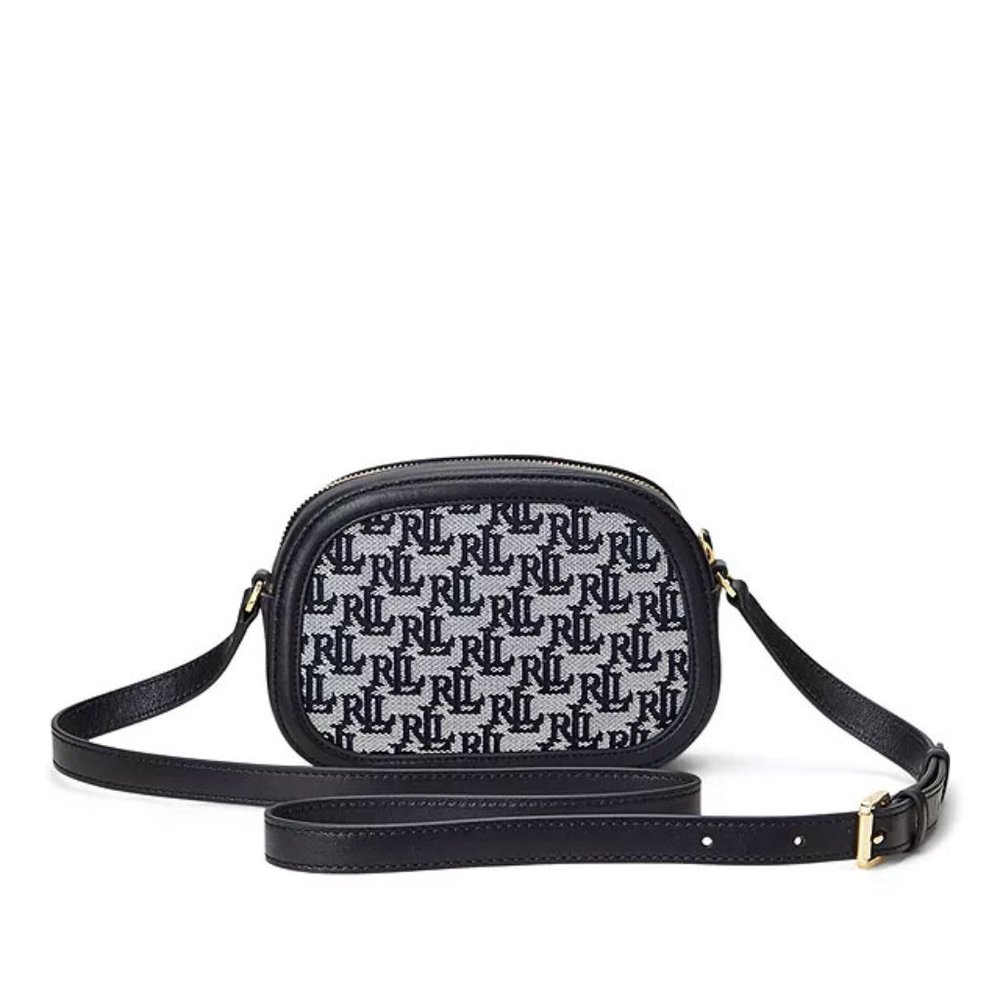 Lauren Ralph Lauren Monogram Medium Jordynn Crossbody Bag - Picture 5 of 7